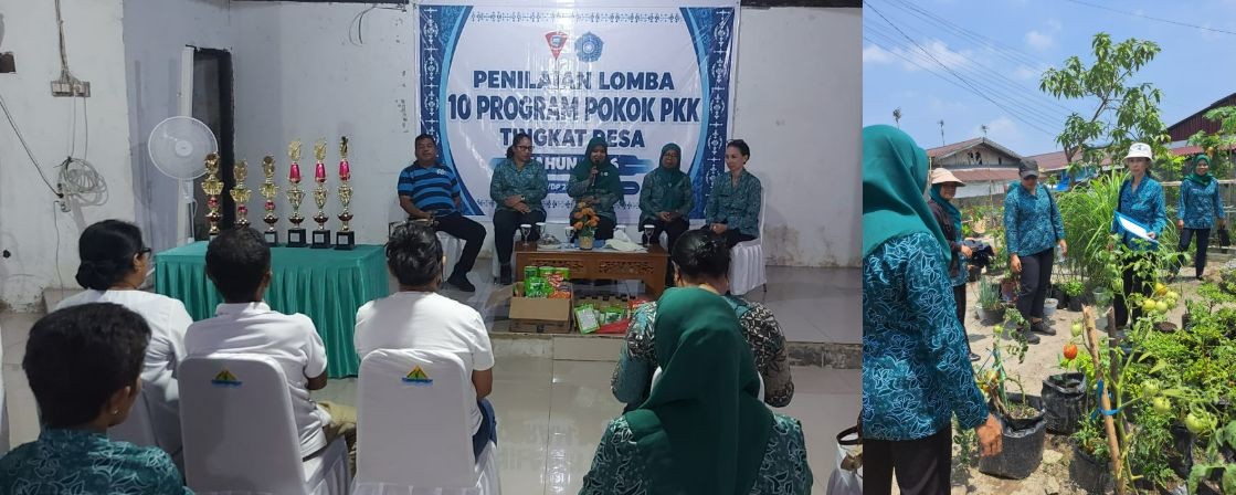 TP PKK Desa Hunuth Gelar Lomba 10 Program Pokok PKK, Dasawisma RT 003/RW 02 Raih Juara I